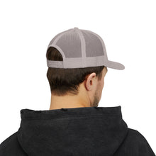 Embroidered Snapback Trucker Cap - Shockwave
