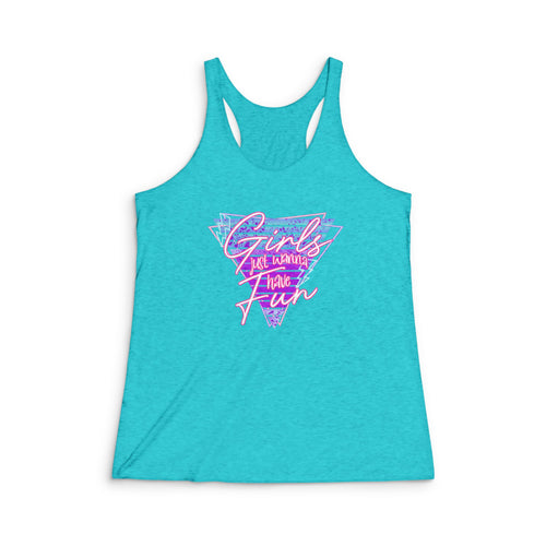 Women's Tri-Blend Racerback Tank - GJWTHF