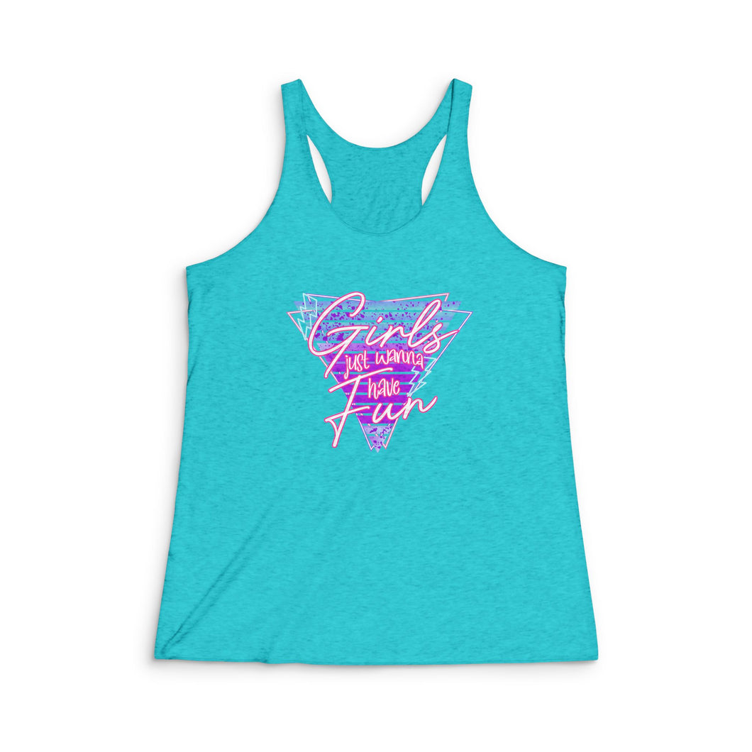 Women's Tri-Blend Racerback Tank - GJWTHF