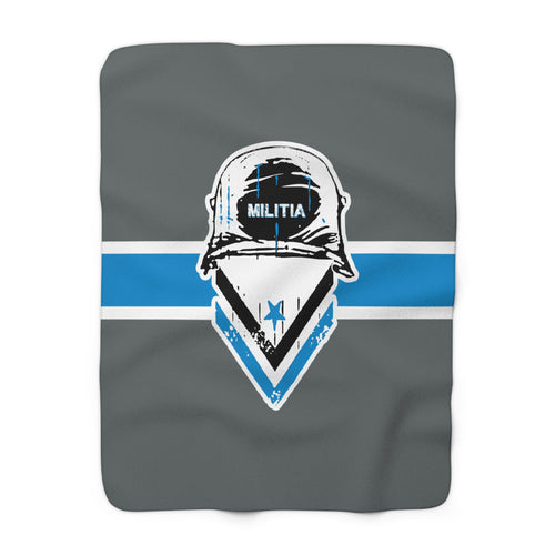 Sherpa Fleece Blanket - Militia