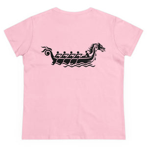 Making Waves - Women's Midweight Cotton Tee - Paddle Like a Mother