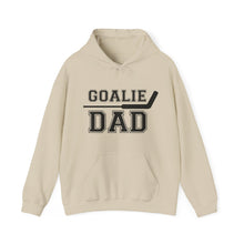 Unisex Heavy Blend™ Hooded Sweatshirt - Goalie Dad (in black)