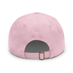 Dad Hat with Leather Patch (Rectangle) 2 N 10