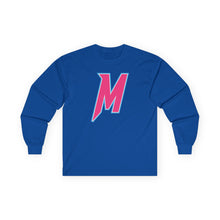 Menace Unisex Ultra Cotton Long Sleeve Tee - "M" logo
