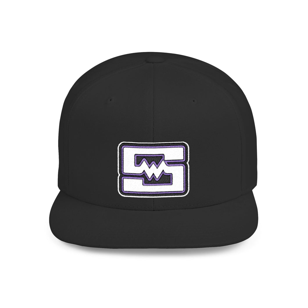 Flat Bill Snapback Hat - Shockwave