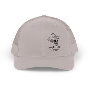 Cotton Snapback Trucker Cap - Conestoga Cowboys (black logo)