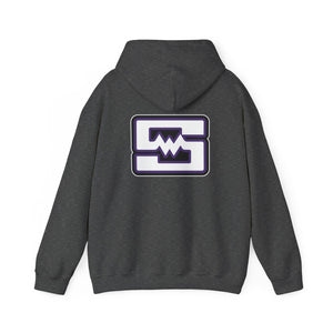 Unisex Hooded Sweatshirt - Mix Sports Shockwave (front and back logos)