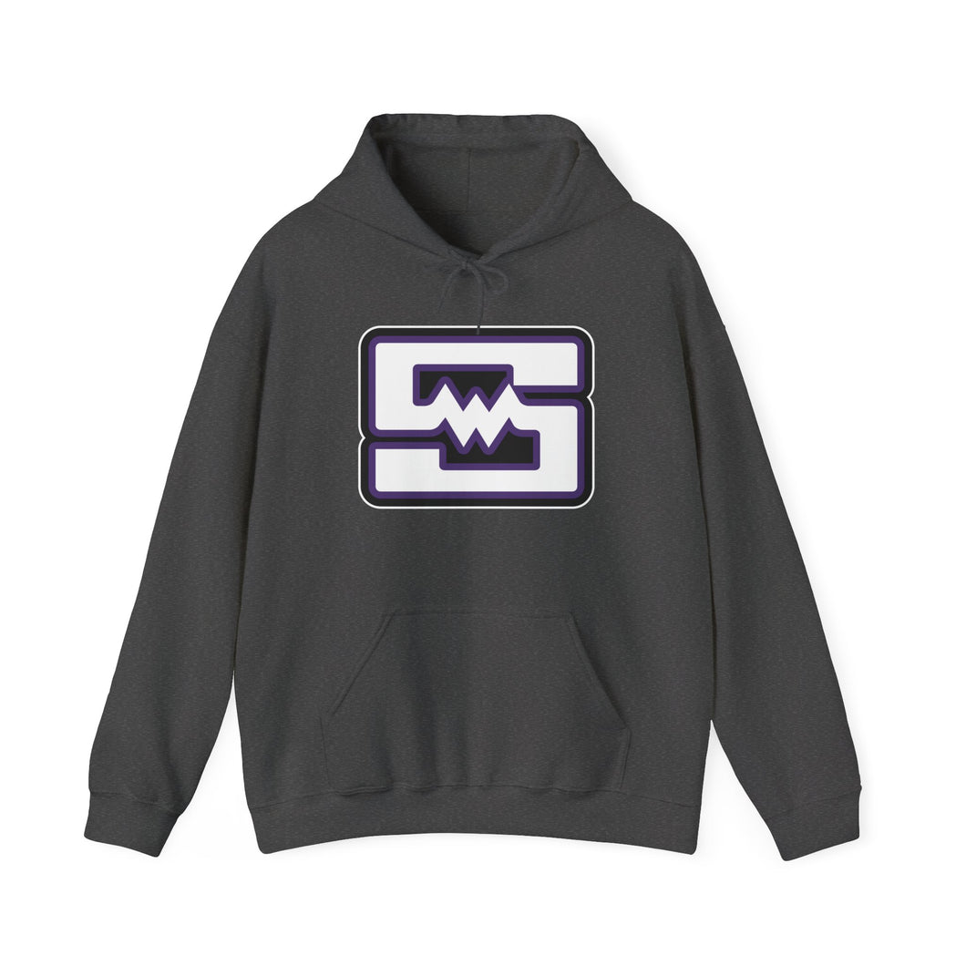 Unisex Hooded Sweatshirt - Shockwave (front logo)