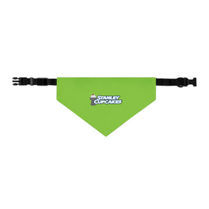 Pet Bandana Collar Green- Stanley Cupcakes