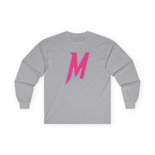 Menace Unisex Ultra Cotton Long Sleeve Tee - "M" logo