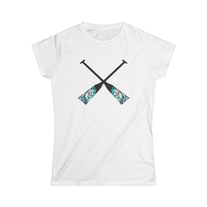 Making Waves - Women's Softstyle Tee - Paddle