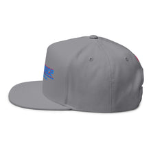 Menace Embroidered Flat Bill Cap