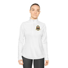 Ladies Quarter-Zip Pullover - Husky Broomball