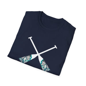 Making Waves - Unisex Softstyle T-Shirt - Paddles