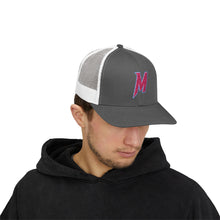 Menace Embroidered Snapback Trucker Cap