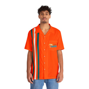 Tropics (Orange) Men's Hawaiian Shirt (AOP)