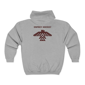Osprey Hockey, Cozy Unisex Zip-Up Hoodie for Comfort and Style | Perfect for Casual Outings, Gifts, and Everyday Wear | Ideal for Fall and Winter