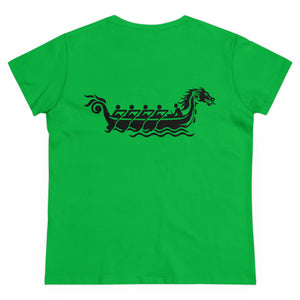 Making Waves - Women's Midweight Cotton Tee - Paddle Like a Mother