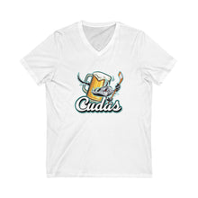 Unisex Jersey Short Sleeve V-Neck Tee - Cudas