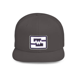 Flat Bill Snapback Hat - Shockwave