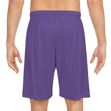 Warm Up Shorts (basketball style, no pockets) - Shockwave (purple)