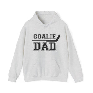 Unisex Heavy Blend™ Hooded Sweatshirt - Goalie Dad (in black)