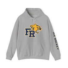 Unisex Hooded Sweatshirt - Franklin Regional Devo (front logo, sleeve text)