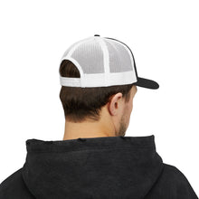 Embroidered Snapback Trucker Cap - Shockwave