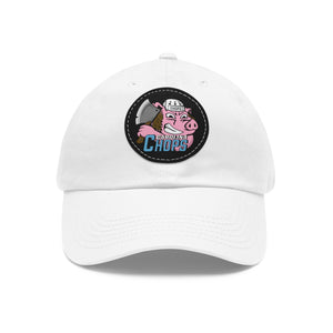 CHOPS - Dad Hat with Leather Patch (Round)