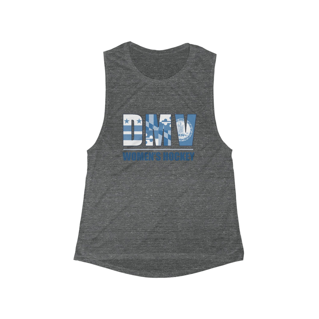 DMV Women's Flowy Scoop Muscle Tank