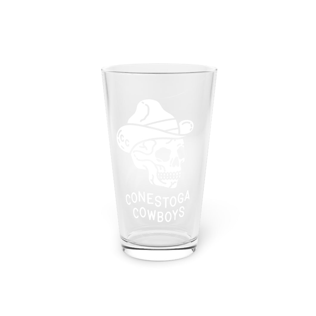 Pint Glass, 16oz - Conestoga Cowboys