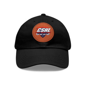 CSHL Roller - Dad Hat with Leather Patch (Round)