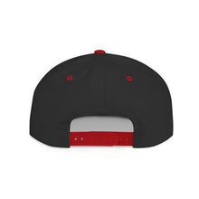 Flat Bill Snapback - Hired Guns (gray/red logo)