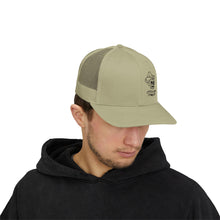 Cotton Snapback Trucker Cap - Conestoga Cowboys (black logo)