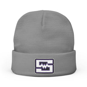 Knit Beanie (Embroidery)- Shockwave