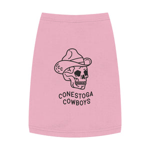 Conestoga Cowboys Pet Tank Top (black logo)