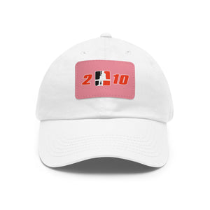 Dad Hat with Leather Patch (Rectangle) 2 N 10