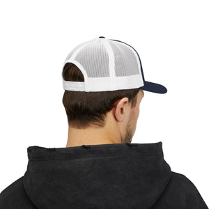 Cotton Snapback Trucker Cap - Conestoga Cowboys (white logo)