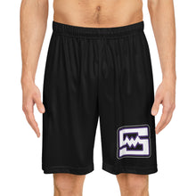 Warm Up Shorts (basketball style, no pockets) - Shockwave (black)