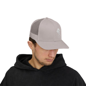 Cotton Snapback Trucker Cap - Conestoga Cowboys (white logo)