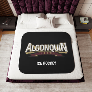 ALGONQUIN TITANS Sherpa Blanket, Two Colors