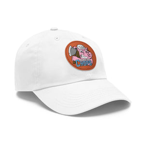 CHOPS - Dad Hat with Leather Patch (Round)