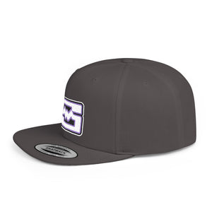 Flat Bill Snapback Hat - Shockwave