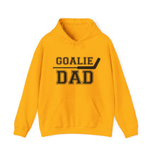 Unisex Heavy Blend™ Hooded Sweatshirt - Goalie Dad (in black)