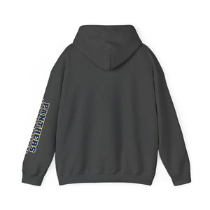 Unisex Hooded Sweatshirt - Franklin Regional Devo (front logo, sleeve text)