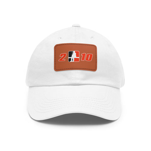 Dad Hat with Leather Patch (Rectangle) 2 N 10