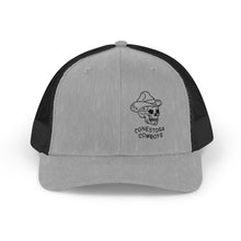 Cotton Snapback Trucker Cap - Conestoga Cowboys (black logo)