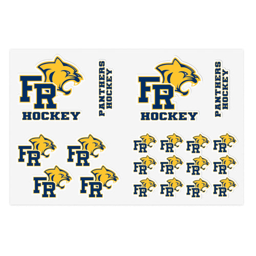 Franklin Regional Hockey Sticker Sheets (2 sizes)