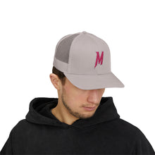Menace Embroidered Snapback Trucker Cap