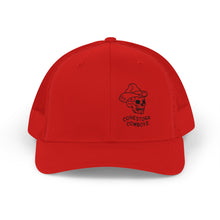 Cotton Snapback Trucker Cap - Conestoga Cowboys (black logo)